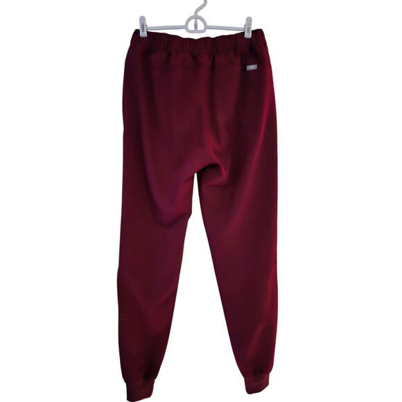 FIGS Burgundy High Waisted Scrub Joggers Womens M/T Pants Modern Fit Technical - Picture 2 of 8